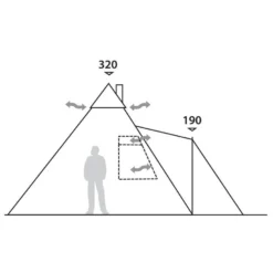 Robens Kiowa 10 Person Tipi Tent -Bell Tent Uk Store go 044108 g
