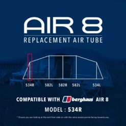 Air 8 Replacement Air Tube (Front 534R)