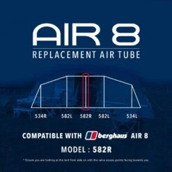 Air 8 Replacement Air Tube (582R) -Bell Tent Uk Store go 190085 z
