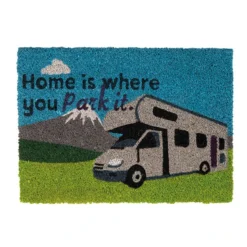 Quest Heavy Duty Coir 'Home Is Where You Park It' Mat -Bell Tent Uk Store go 326951 z
