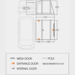 Vango Kilda Low Driveaway Van Awning -Bell Tent Uk Store go 331017 e